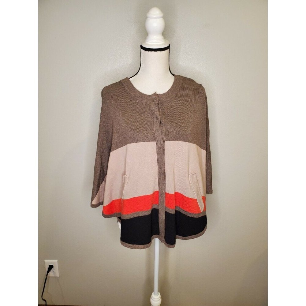 Central Park West XS Cape Sweater Striped